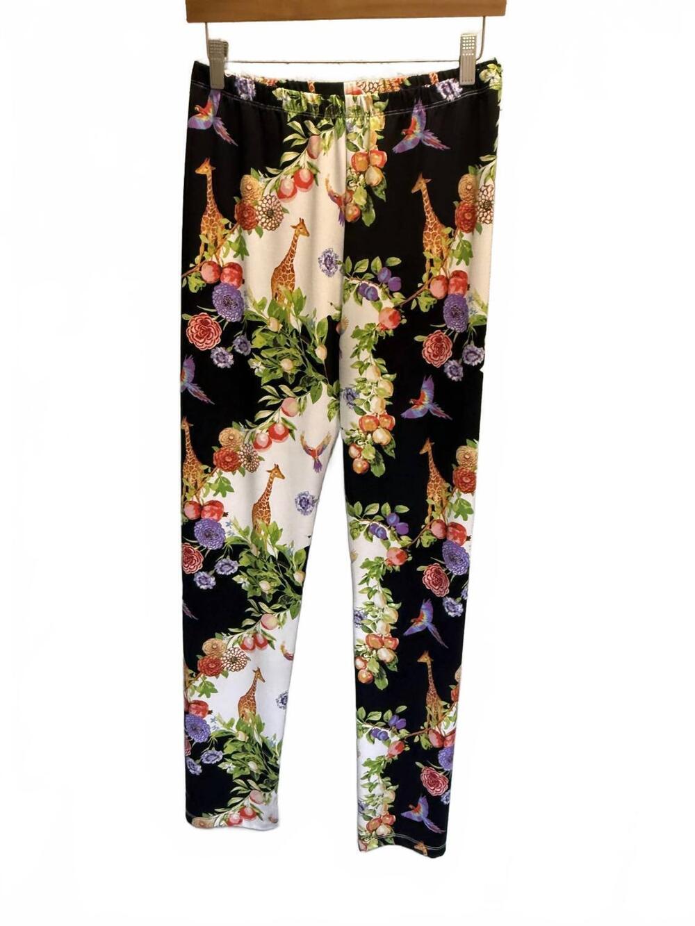 NEW KENNY DANA women's palazzo pants in indy black multi